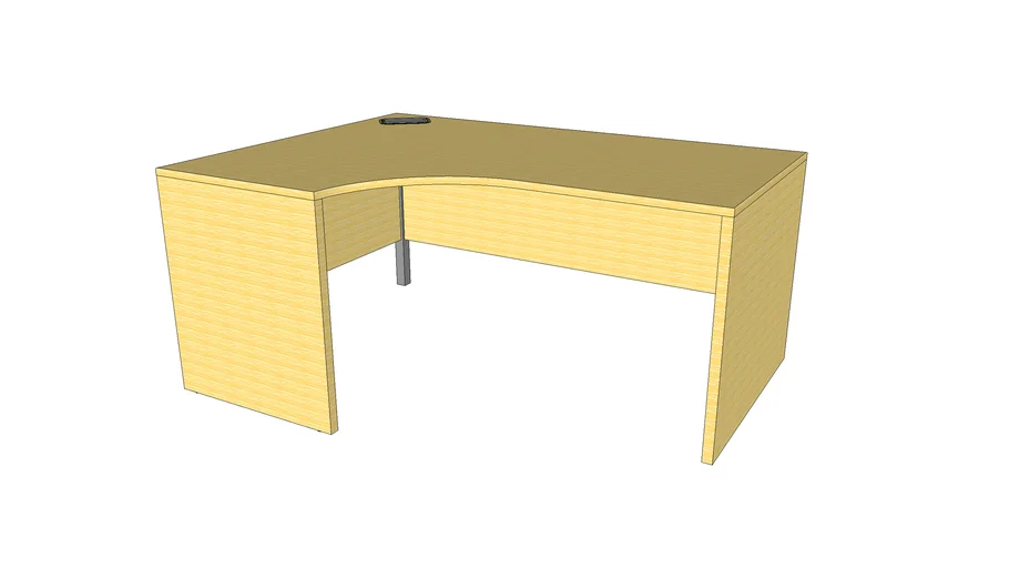 Office Corner Desk 3D Warehouse