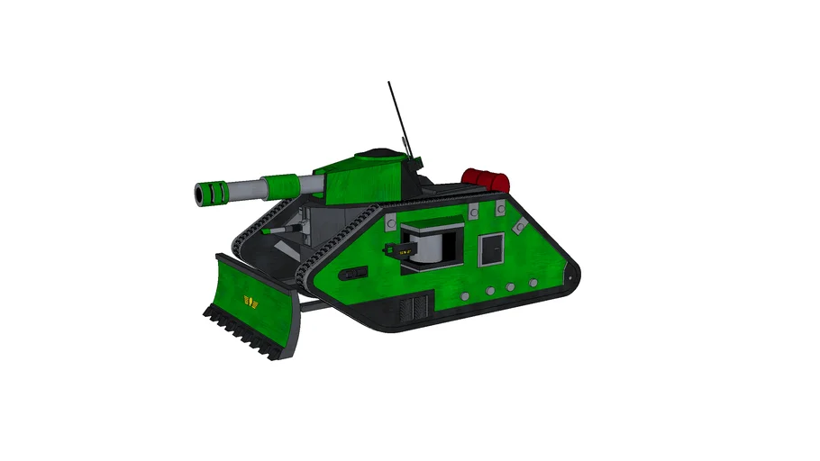 warhammer 40k Leman Russ batle tank imperial guard (done) | 3D Warehouse