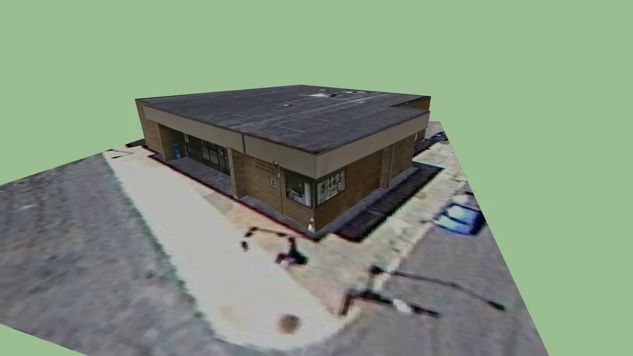US Post Office Butterfield Station 3D Warehouse