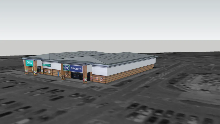 Straiton Retail Park JJB & Pets at Home 3D Warehouse