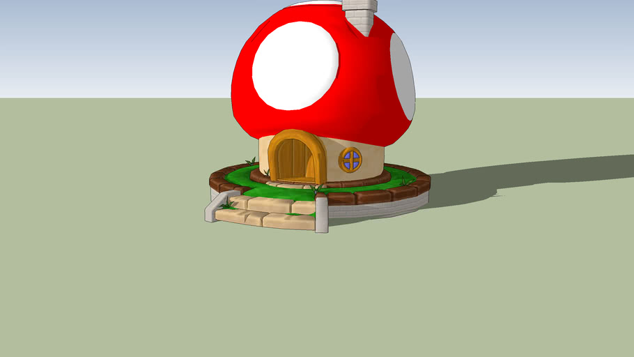 Mario Toad House 3d Warehouse 6798