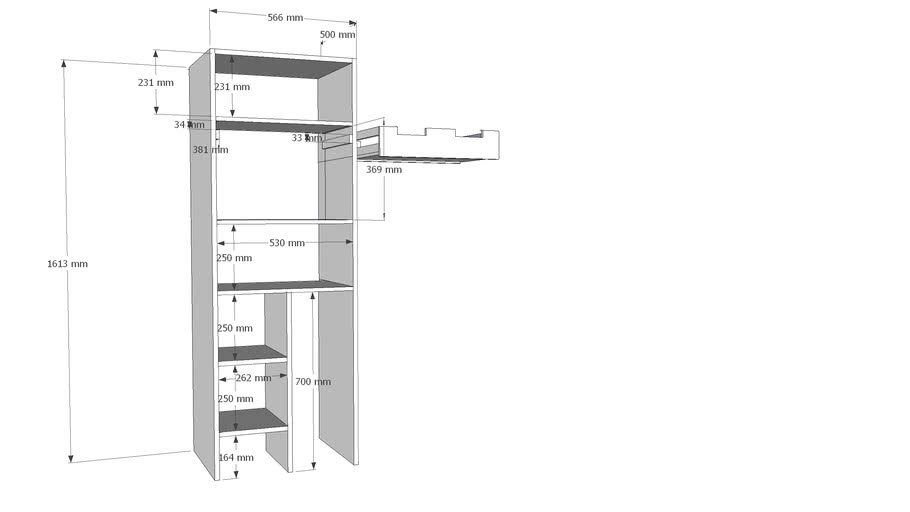 Custom AV cabinet | 3D Warehouse