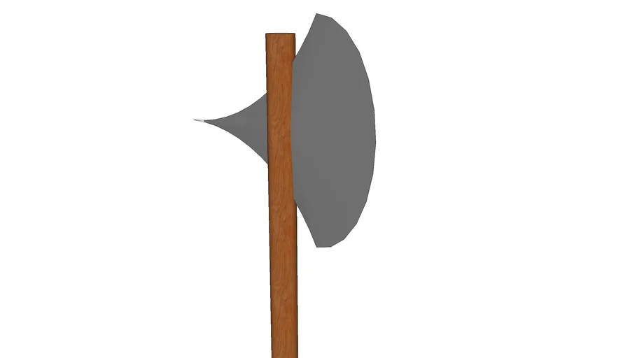 Single-Bladed Battle Axe