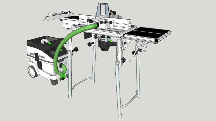 Festool router table CMSOF complete kit 3D Warehouse