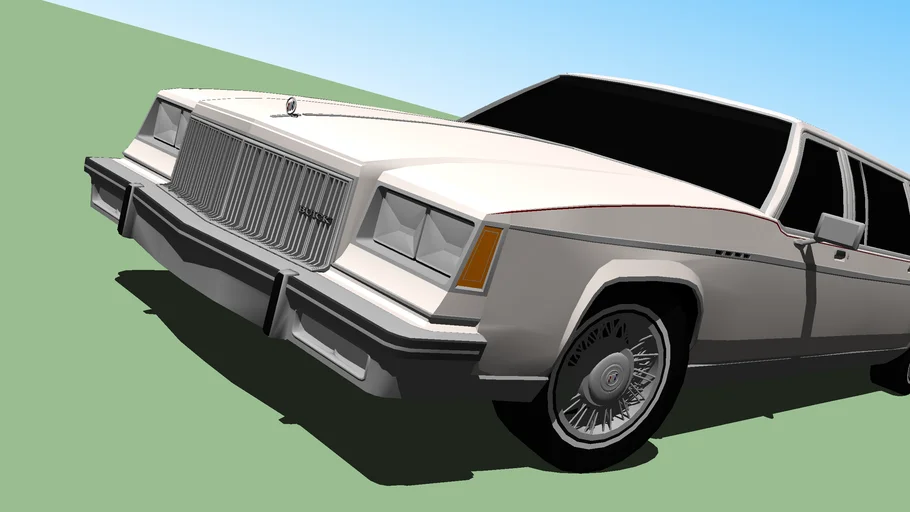1980 Buick Electra Park Avenue Formal Limousine - - 3D Warehouse