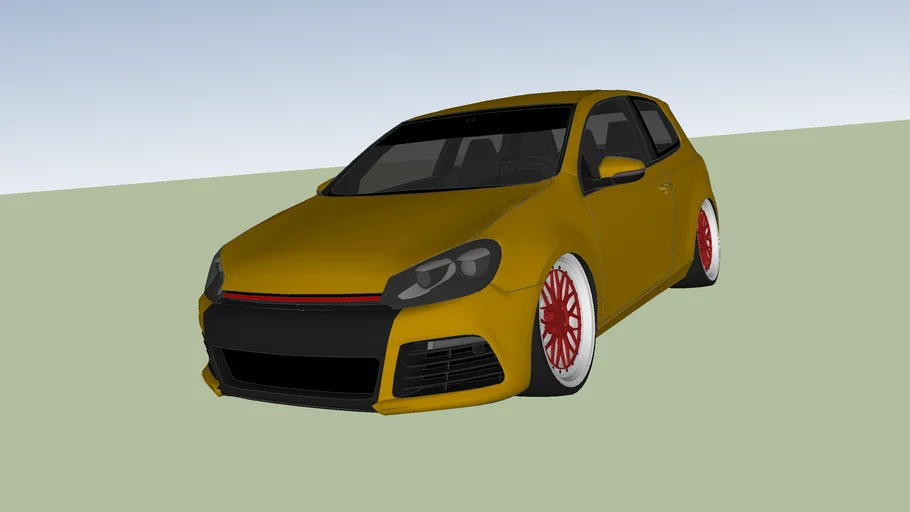 Volkswagen Golf 6 GTI 3D model