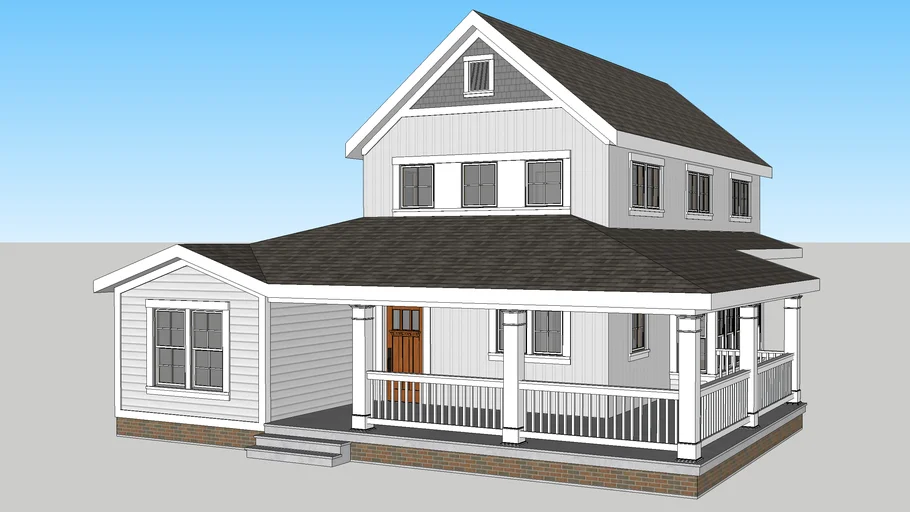 Contemporary farmhouse 3D Warehouse