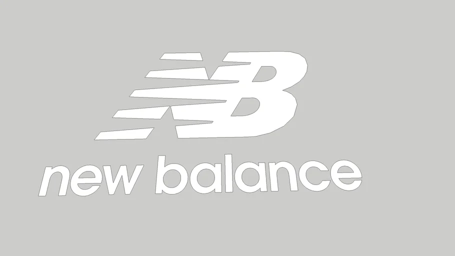 New Balance Logo (Stacked) | 3D Warehouse