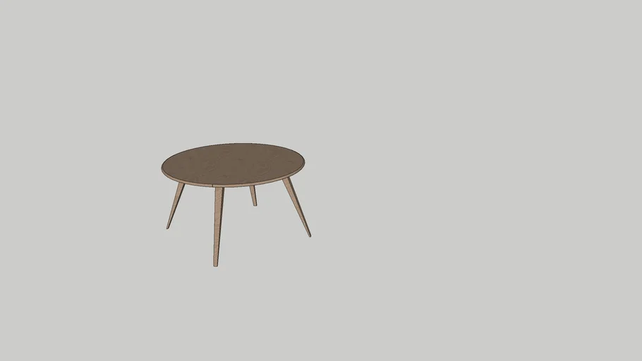 Mesa redonda minimalista estilo Nórdico / Round Minimal Wodden Table ...