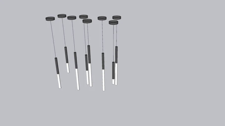 OCL - GlowStick Pendant - Cluster | 3D Warehouse