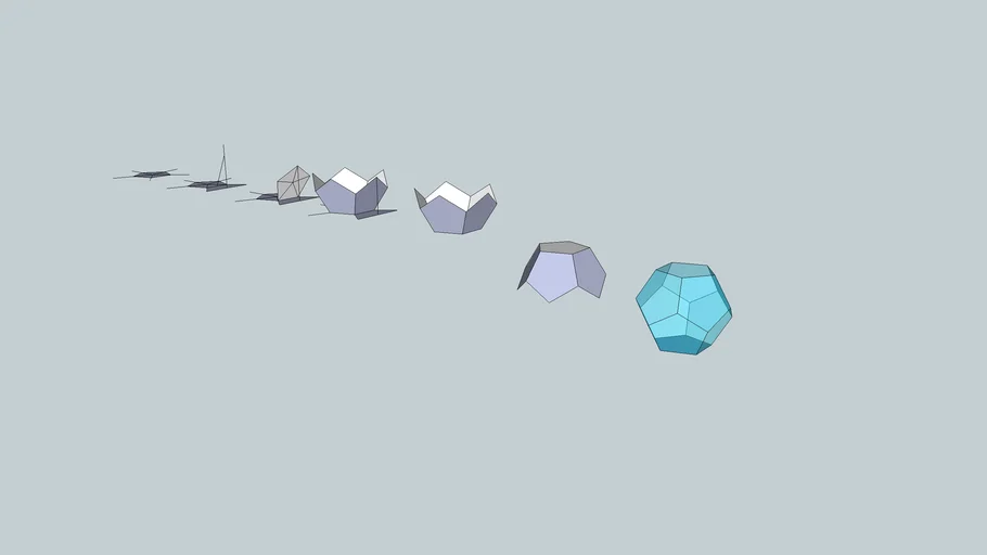 Dodecahedron creation (alternative method)
