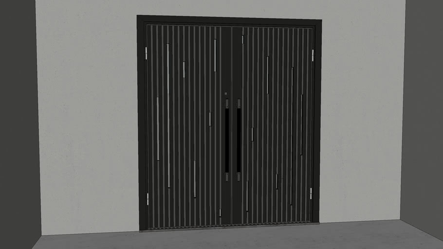 Double Front Door 3D Warehouse