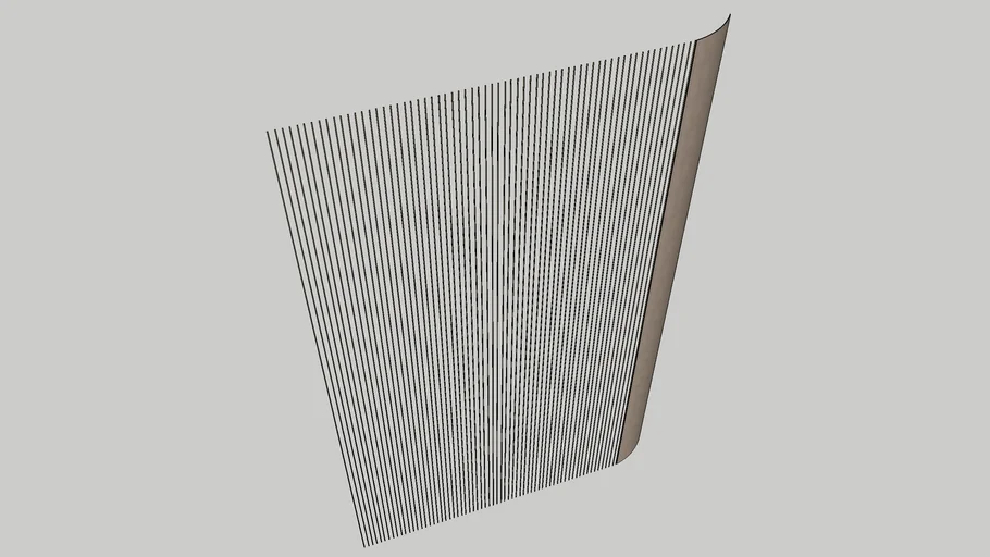 fluted-wall-texture-with-rounded-edge-veneer-detail-3d-warehouse