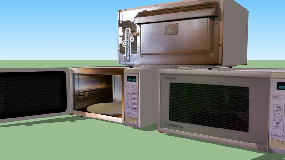 Microwave Oven 3D Warehouse