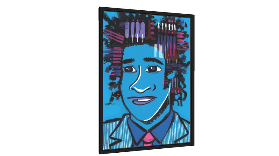 Quadro Basquiat - Galeria9, por BIRITA Illustration