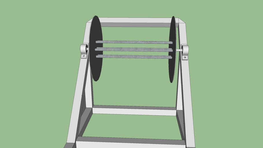 Wake winch spool and sprocketwake winch spool 3D Warehouse