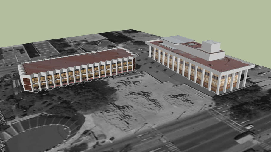 Edificios A Y B Unidad Administrativa Estatal | 3D Warehouse