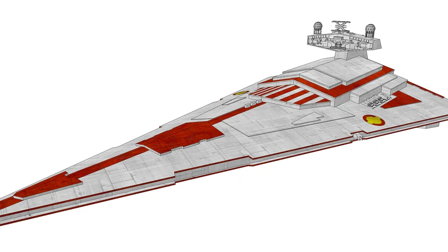 Republic version imperator class star destroyer