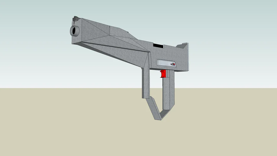 Futuristic .50 Cal Handgun