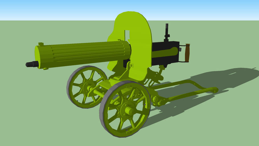 ww1 maxim machine gun