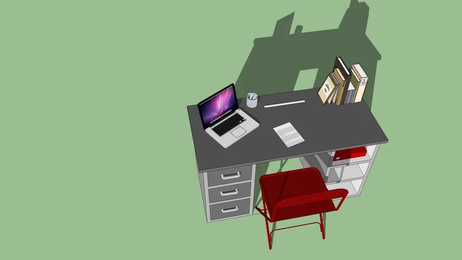 Bureau / Desk | 3D Warehouse