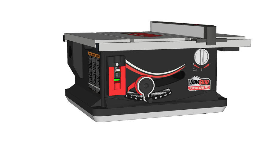 Sawstop Jobsite Pro 3D Warehouse
