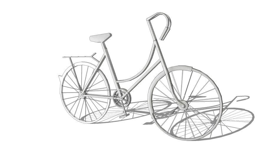 City Bike Déco murale vélo en métal blanc L184 REF 176600 PRIX 149.00€