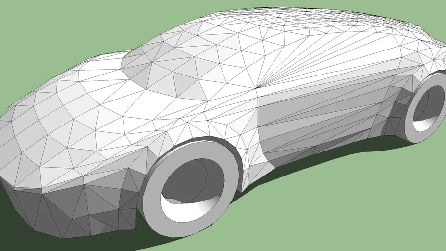 3д моделирование на андроид. 3ds Max полигональное моделирование Tesla. Модели автомобилей для скетчап. Sketchup 3d models машина. Полигональная модель в компас 3d.