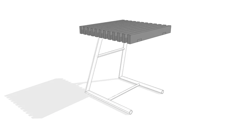 Transit End Table by Gus* modern | 3D Warehouse