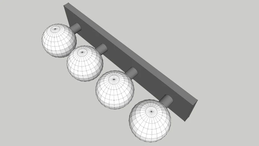 Bathroom Light Fixture | 3D Warehouse