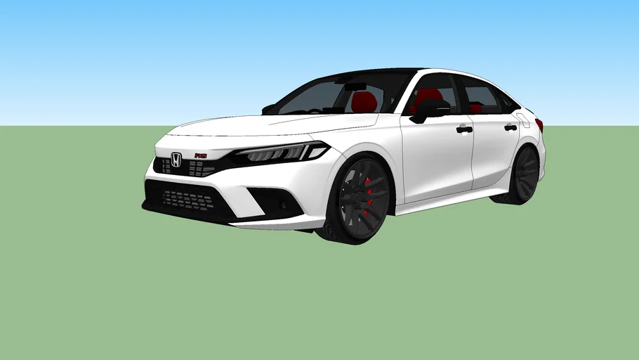 Honda Civic 2021 Rs Modified 3d Warehouse 0565