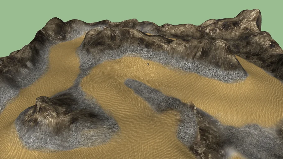 DIRT LANDSCAPE MOUNTAIN TERRAIN FOR GAMING USE