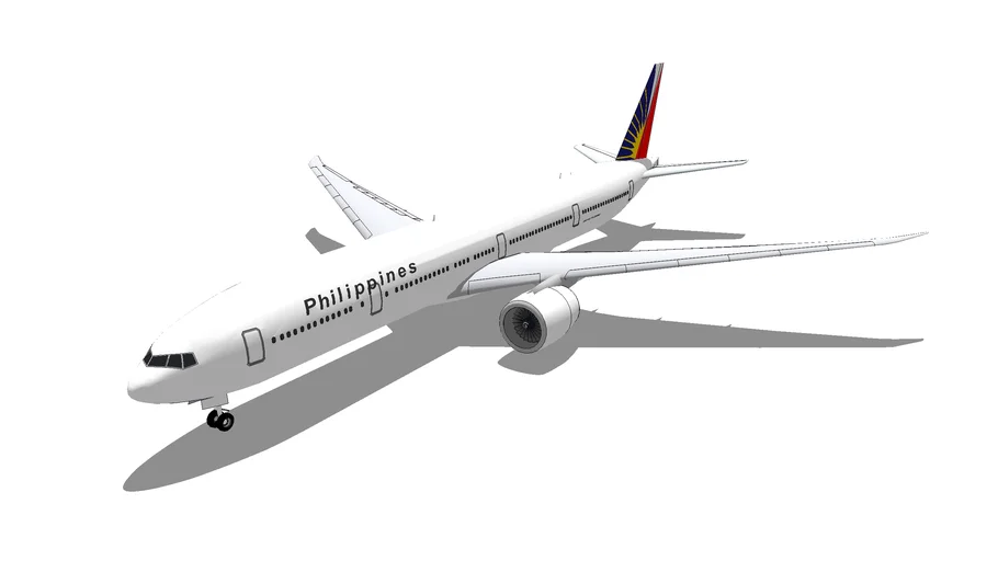 Philippine Airlines Boeing 777-3F6ER/36NER | 3D Warehouse