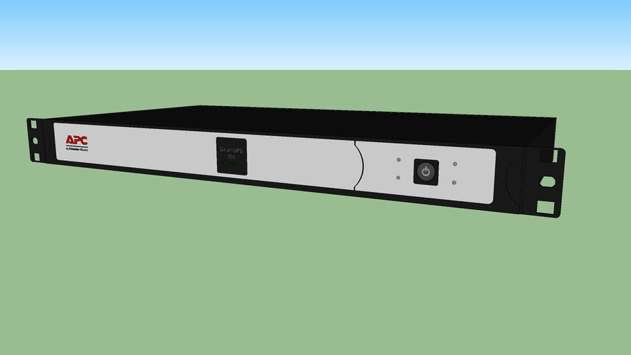 APC Smart-UPS 500 rackmount UPS unit | 3D Warehouse