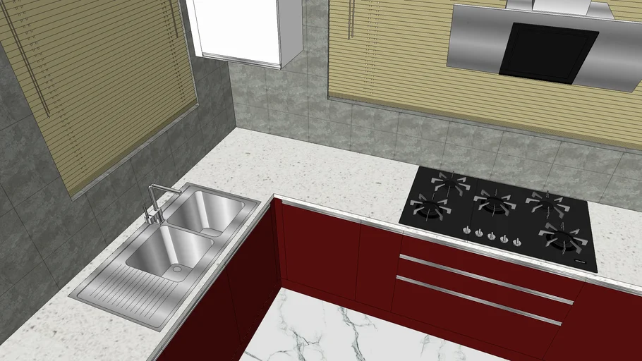 Modular Kitchen 3D | 3D Warehouse
