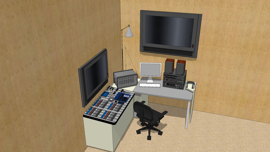 Backstage Theater Contol Center | 3D Warehouse