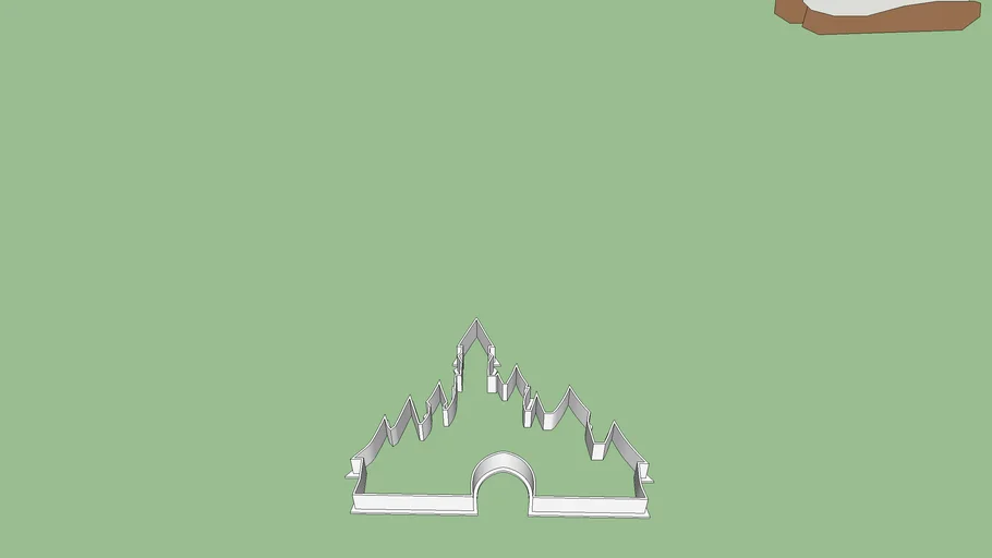 Disney Castle Cookie Cutter 3D Warehouse