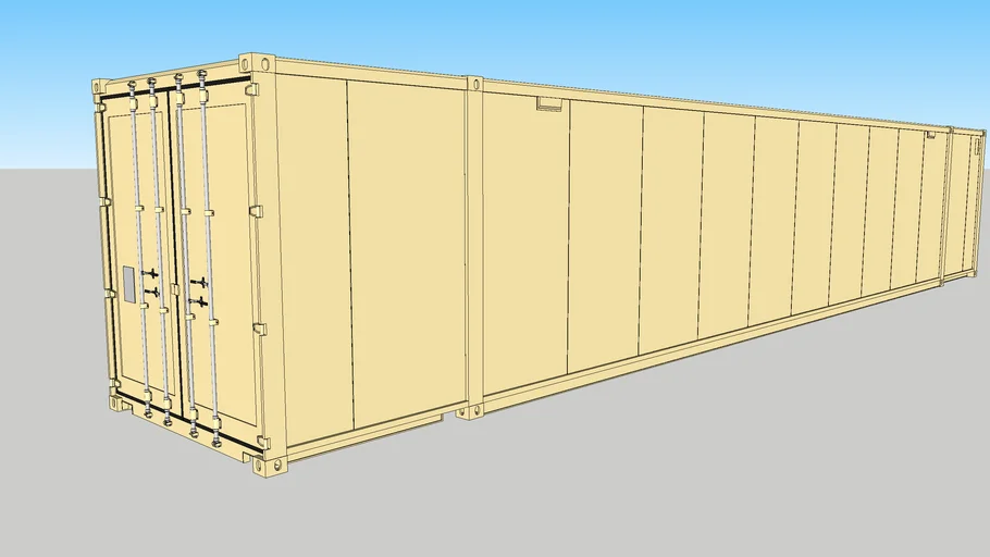 Reefer ver.A - 53ft High Cube Container | 3D Warehouse