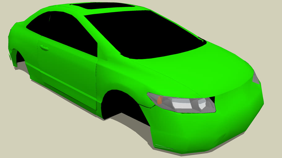 Honda Civic Cut and ready to tune | 3D Warehouse