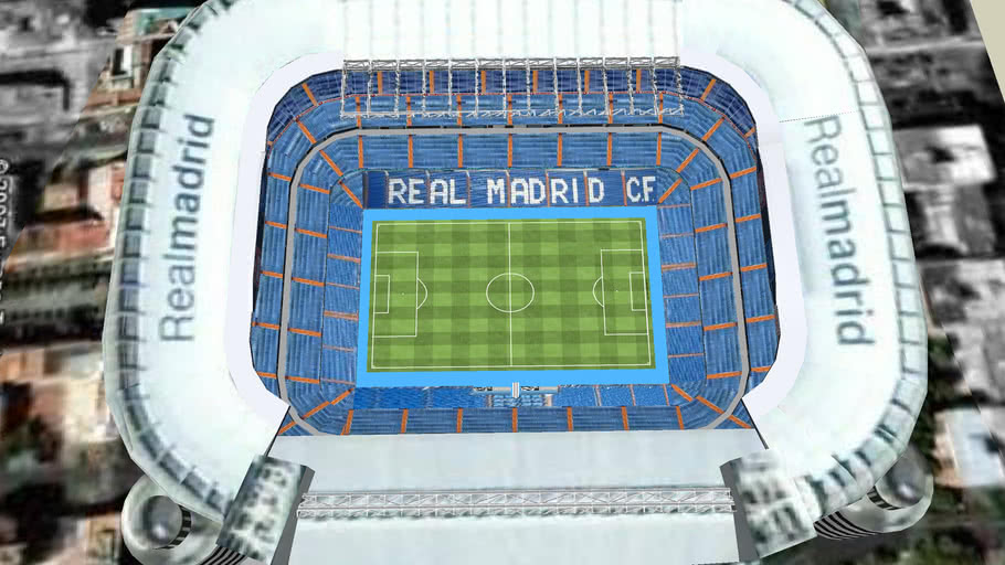 estadio santiago bernabeu 3D Warehouse