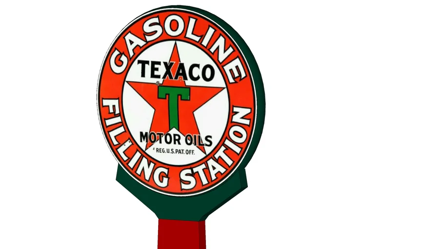 TEXACO SIGN | 3D Warehouse
