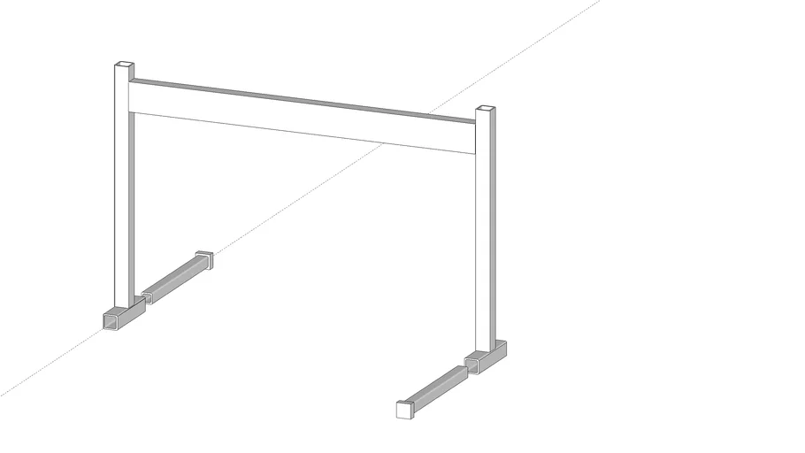 Steel Tube Deck Horse For Rebar