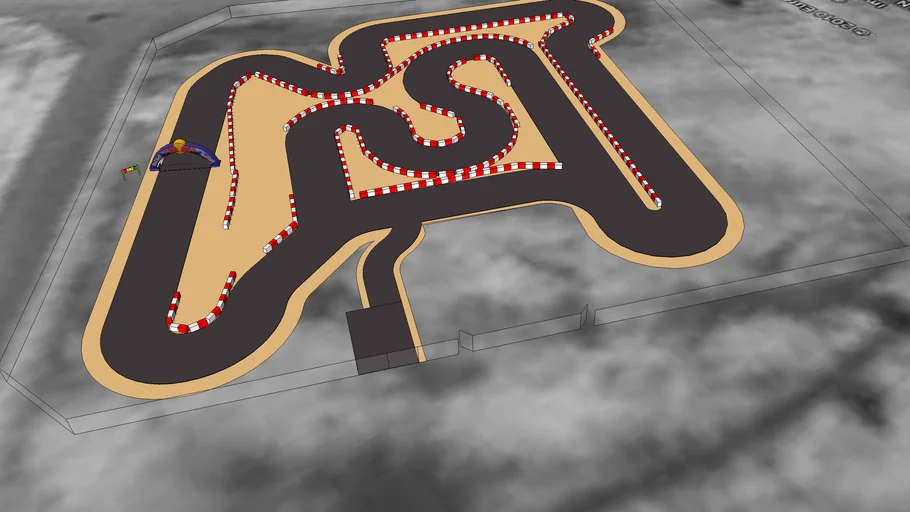 Cayman Karting Track Layout 2 | 3D Warehouse