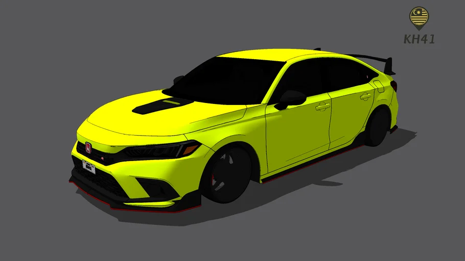 Honda Civic Type R 22' | 3D Warehouse