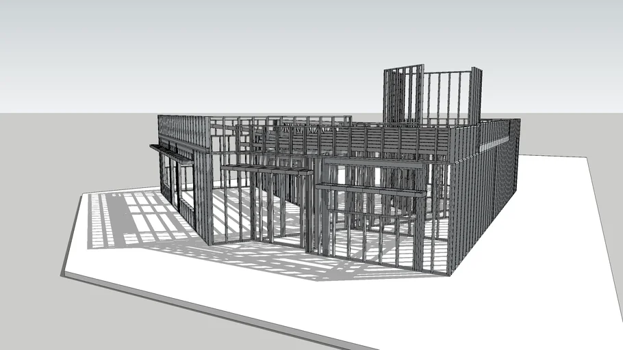 Steel Frame 3d Warehouse 9455