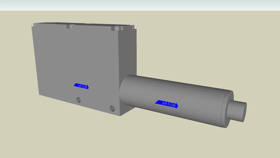 Modular Venturi Vacuum Pumps W Pneumatic Blow Off 3d Warehouse