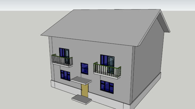 Как построить дом в скетчап