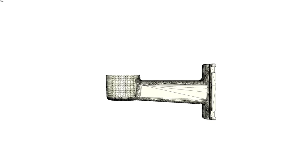 Braccetto 3D Corto Peruzzo PE 693/C - Nero | Ricambio Universale Unisex - Foto 3