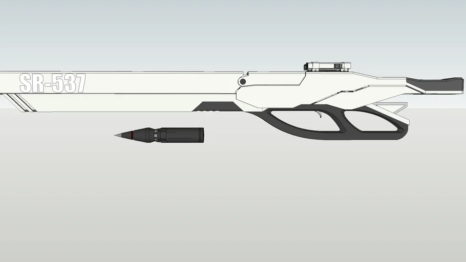 55 mm Anti-Materiel Sniper Rifle | 3D Warehouse