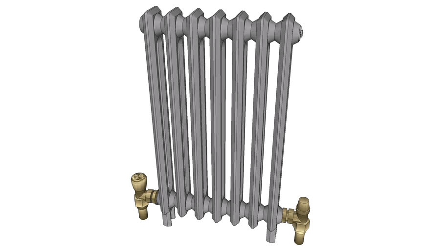 Radiator, cast iron, 2 column DC] | 3D Warehouse